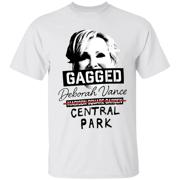 Deborah Vance Gagged Madison Square Garden Crossed Out Central Park Shirt