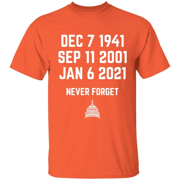 Dec 7 1941 Sep 11 2001 Jan 6 2021 Never Forget Shirt - Image 6