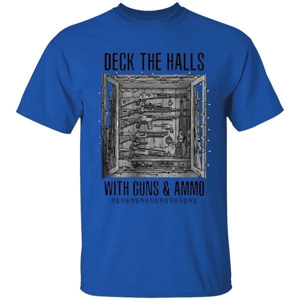 deck-the-halls-with-guns-and-ammo-pew-pew-pew-pew-pew-shirt-royalblue