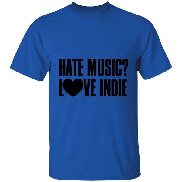 declan mckenna hate music love indie shirt royalblue