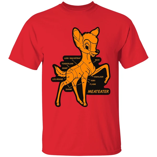 Deer Butchering Bambi Meateater Shirt - Image 7