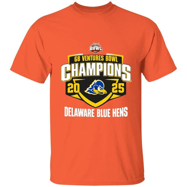 delaware-blue-hens-2025-68-ventures-bowl-champions-mascot-shirt-orange