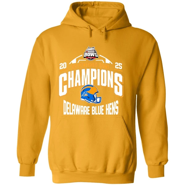 Delaware Blue Hens 68 Ventures Bowl 2025 Champions Hoodie