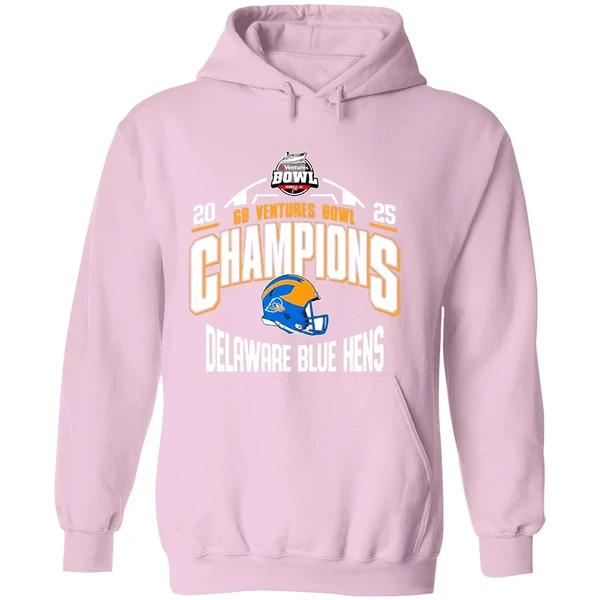 Delaware Blue Hens 68 Ventures Bowl 2025 Champions Hoodie - Image 5