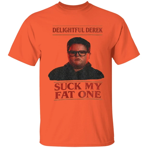 Delightful Derek Christmas Stranger Things Suck My Fat One Shirt - Image 6