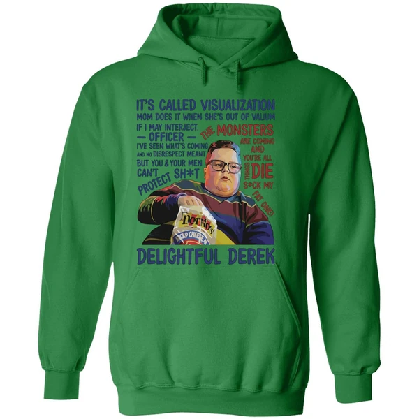 Delightful Derek Suck A Fat One Ufo Movie Hoodie - Image 2