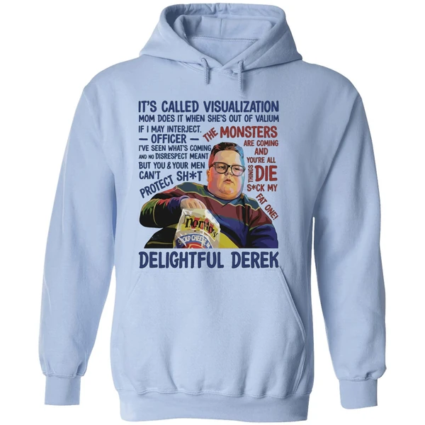 Delightful Derek Suck A Fat One Ufo Movie Hoodie - Image 4