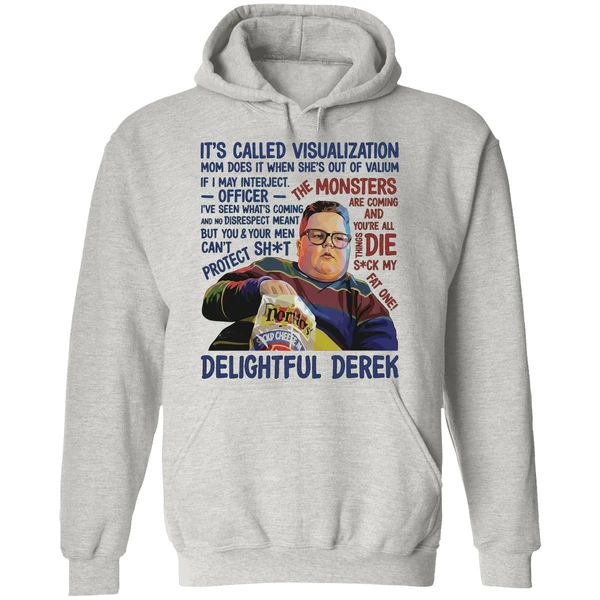 Delightful Derek Suck A Fat One Ufo Movie Hoodie - Image 9