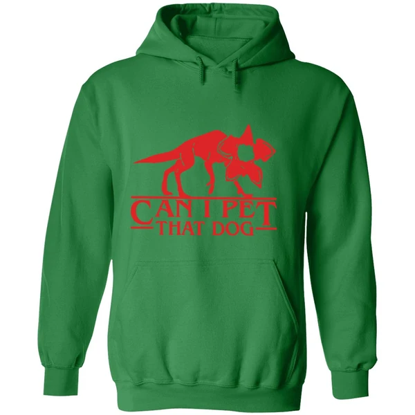 Demodog Can I Pet That Dog Stranger Dogs Hoodie - Image 2