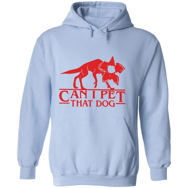 Demodog Can I Pet That Dog Stranger Dogs Hoodie - Image 4
