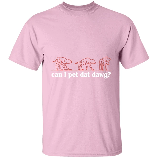 Demogorgon Stranger Things Can I Pet Dat Dawg Shirt - Image 3
