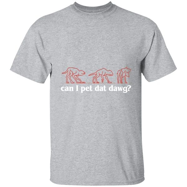 Demogorgon Stranger Things Can I Pet Dat Dawg Shirt - Image 9