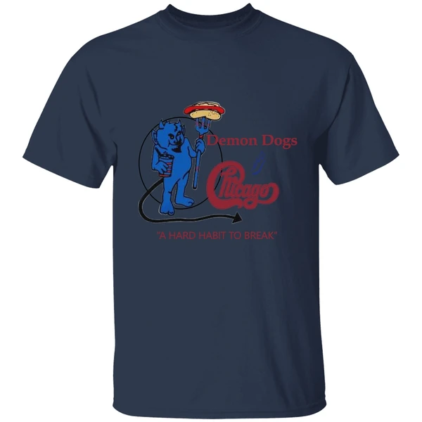 Demon Dogs And Chicago A Hard Habit To Break Evil Shirt - Image 4