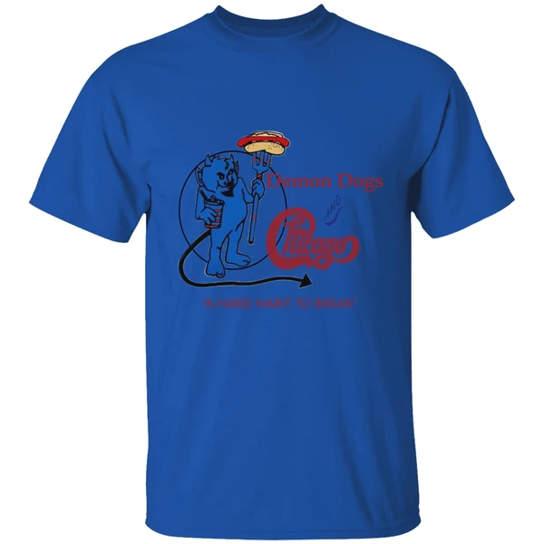 Demon Dogs And Chicago A Hard Habit To Break Evil Shirt - Image 7