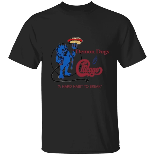 Demon Dogs And Chicago A Hard Habit To Break Evil Shirt - Image 9
