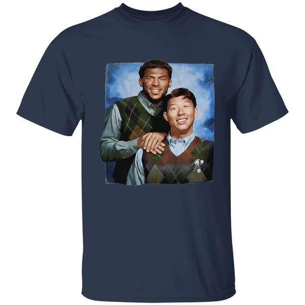 Denis Bouanga And Son Heung Min Los Angeles Fc Step Brothers Shirt - Image 5