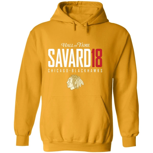 Denis Savard 18 Hall Of Fame Chicago Blackhawks Hoodie
