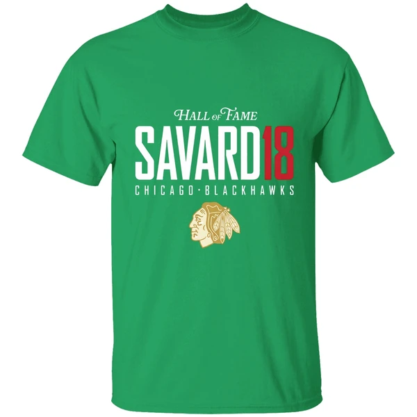Denis Savard 18 Hall Of Fame Chicago Blackhawks Shirt - Image 2