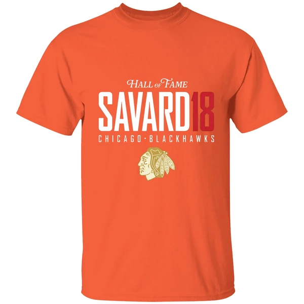 Denis Savard 18 Hall Of Fame Chicago Blackhawks Shirt - Image 6