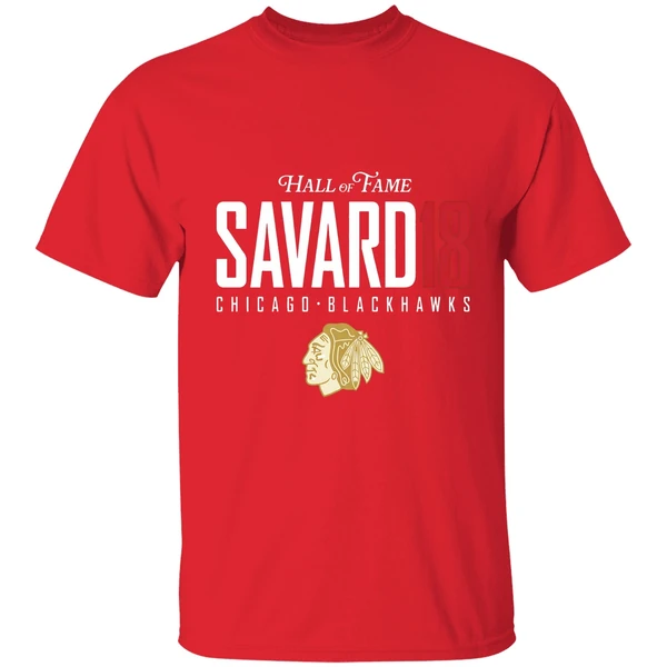 Denis Savard 18 Hall Of Fame Chicago Blackhawks Shirt - Image 7