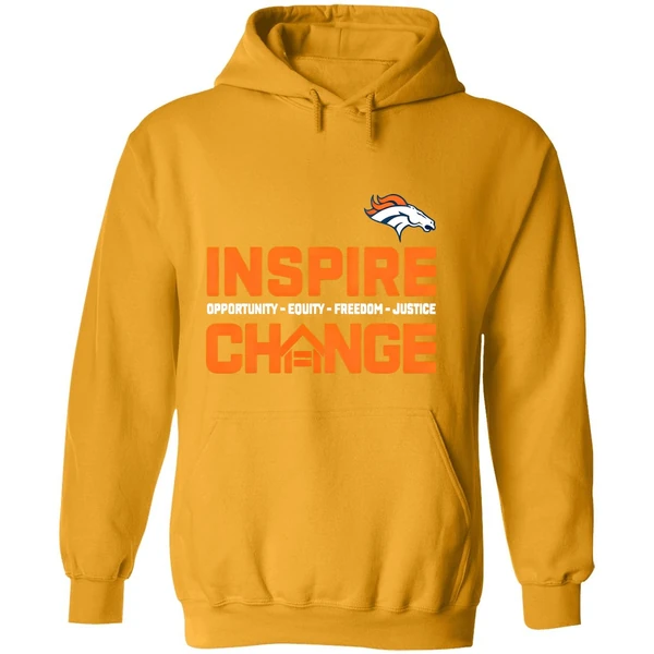Denver Broncos 2025 26 Inspire Change Freedom Justice Hoodie