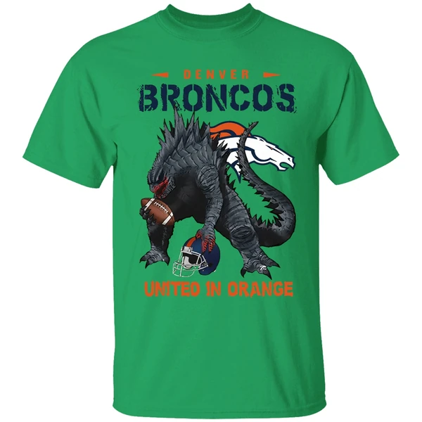 Denver Broncos Godzilla United In Orange Shirt - Image 8