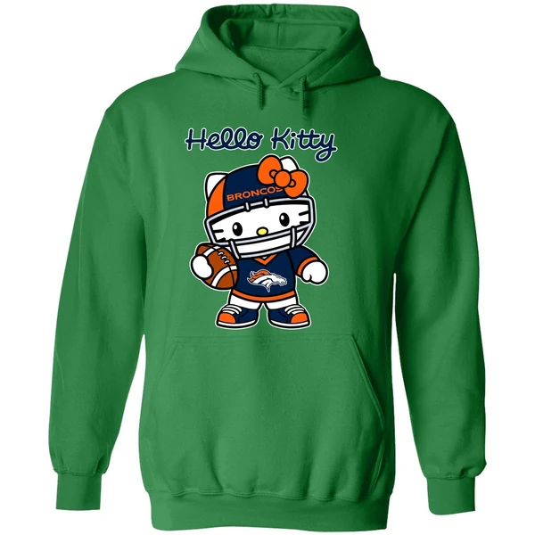 Denver Broncos Hello Kitty Hoodie - Image 2
