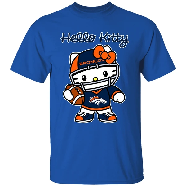 Denver Broncos Hello Kitty Shirt - Image 8