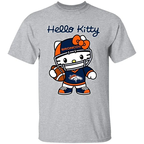 Denver Broncos Hello Kitty Shirt - Image 9