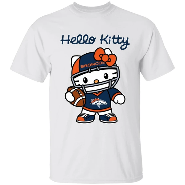 Denver Broncos Nfl Hello Kitty Shirt