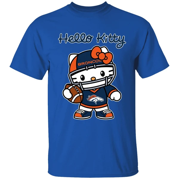 Denver Broncos Nfl Hello Kitty Shirt - Image 5