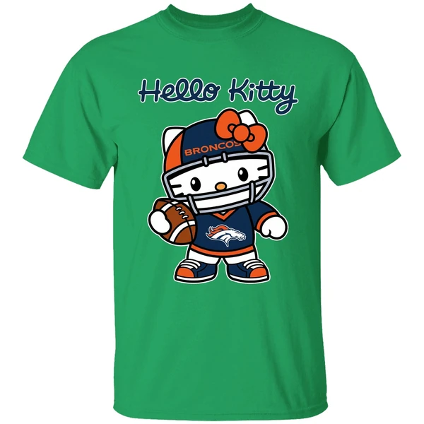 Denver Broncos Nfl Hello Kitty Shirt - Image 8