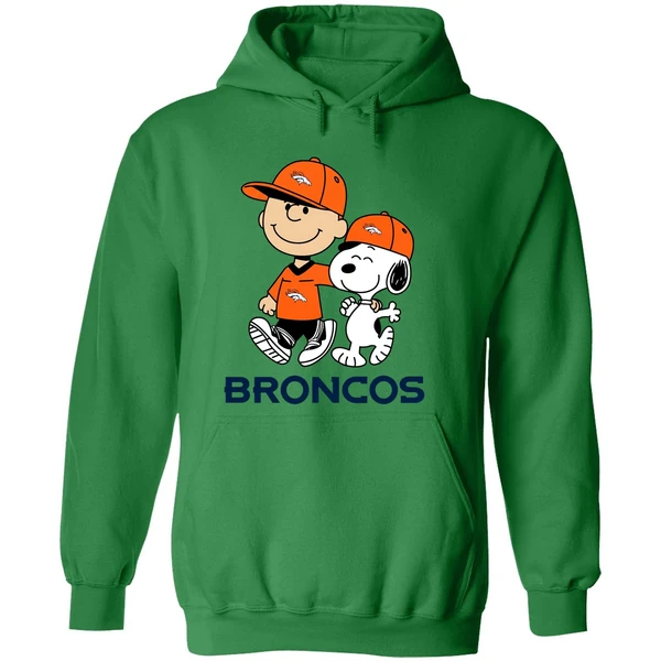 Denver Broncos Peanuts Snoopy Friends Hoodie - Image 2
