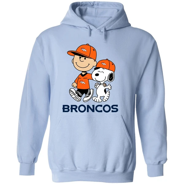 Denver Broncos Peanuts Snoopy Friends Hoodie - Image 4
