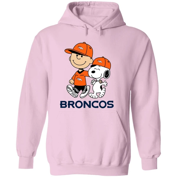 Denver Broncos Peanuts Snoopy Friends Hoodie - Image 5