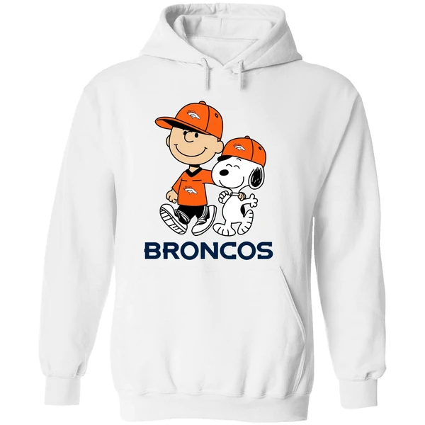 Denver Broncos Peanuts Snoopy Friends Hoodie - Image 8