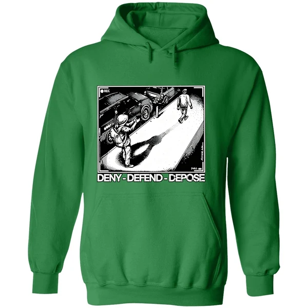 Deny Defend Depose Shooting Camera Hoodie - Image 2