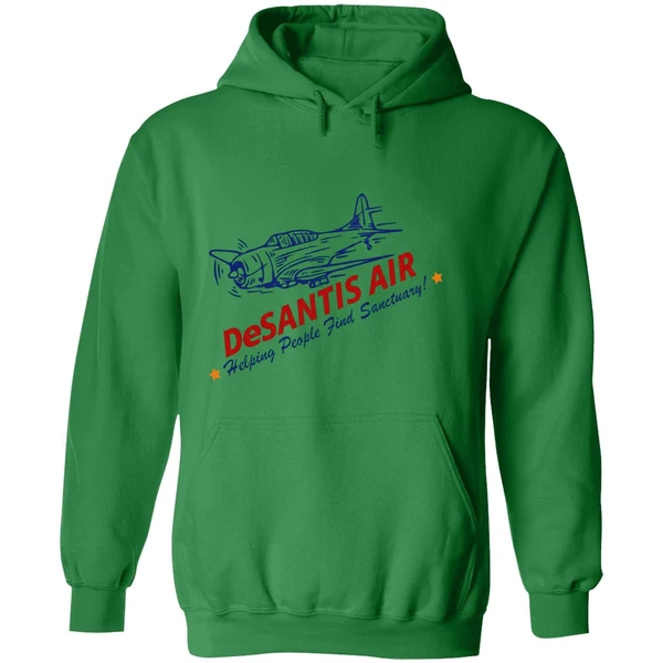 Desantis Air Helping People Find Sanctuary Hoodie - Image 2