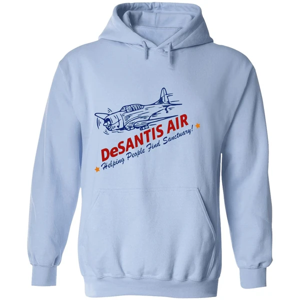 Desantis Air Helping People Find Sanctuary Hoodie - Image 4