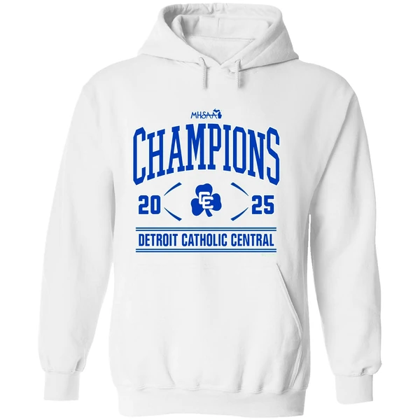 Detroit Catholic Central 2025 Mhsaa Football Division 1 Champions Hoodie - Image 8