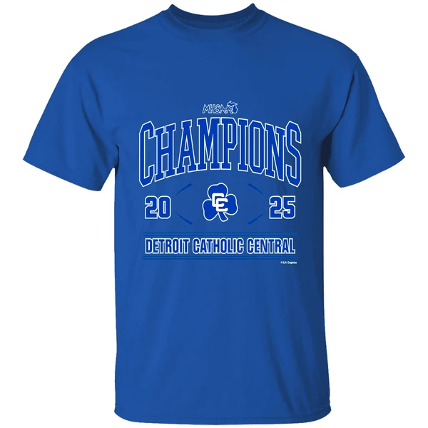 Detroit Catholic Central 2025 Mhsaa Football Division 1 Champions Shirt - Image 5