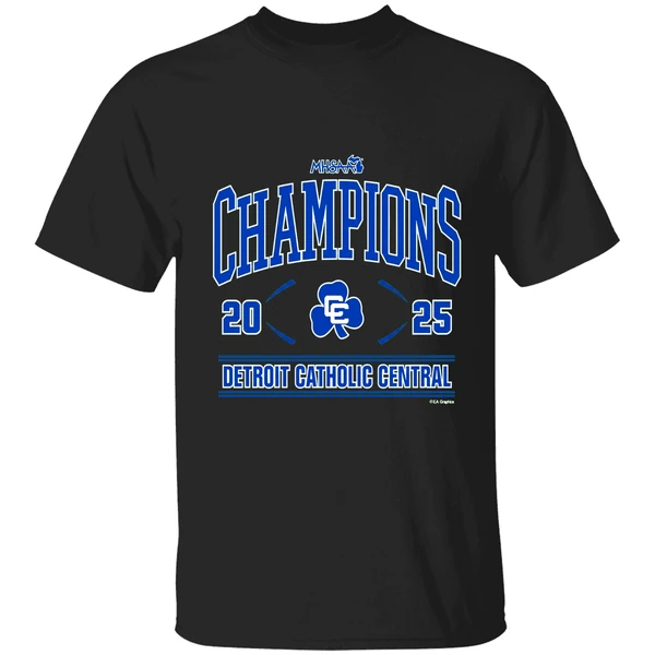 Detroit Catholic Central 2025 Mhsaa Football Division 1 Champions Shirt - Image 7