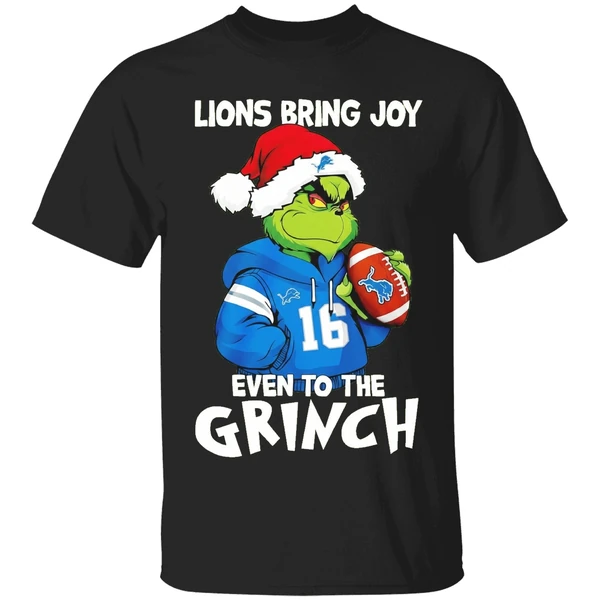 Detroit Lions Bring Joy Even To The Grinch Christmas Shirt