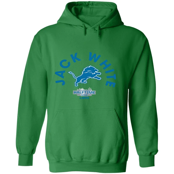 Detroit Lions Jack White Thanksgiving Halftime Show Guitar Hoodie - Image 2