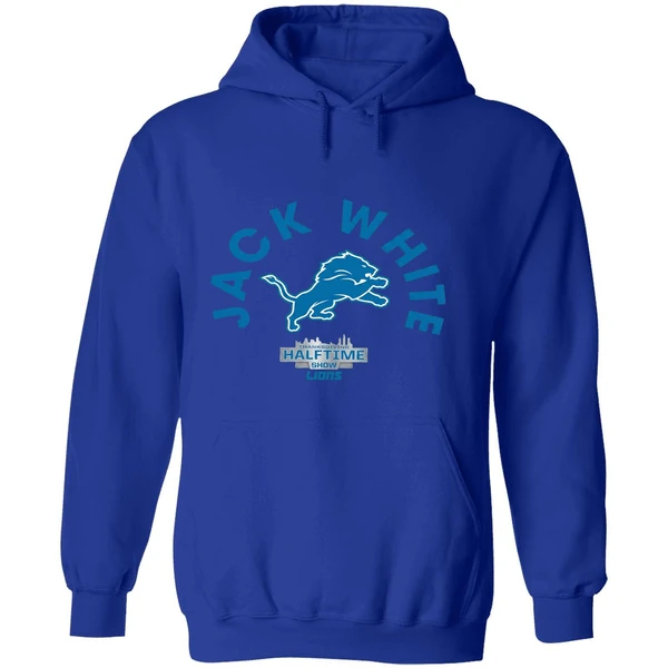 Detroit Lions Jack White Thanksgiving Halftime Show Guitar Hoodie - Image 7
