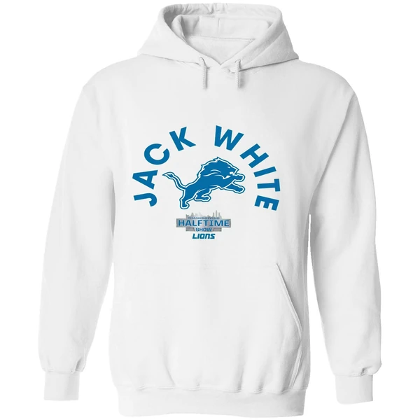 Detroit Lions Jack White Thanksgiving Halftime Show Guitar Hoodie - Image 8