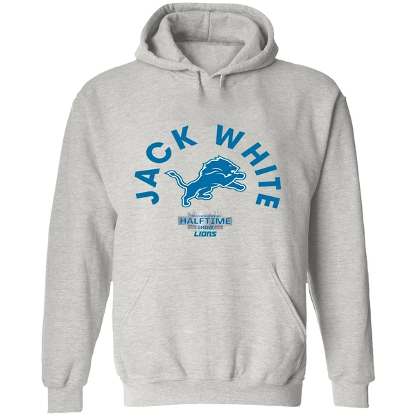 Detroit Lions Jack White Thanksgiving Halftime Show Guitar Hoodie - Image 9