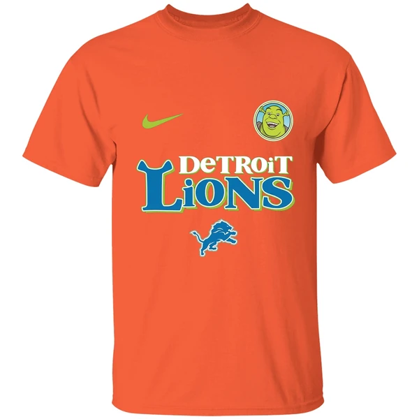 Detroit Lions Shrek 2025 Nfl Beware Ogre Christmas Shirt - Image 3