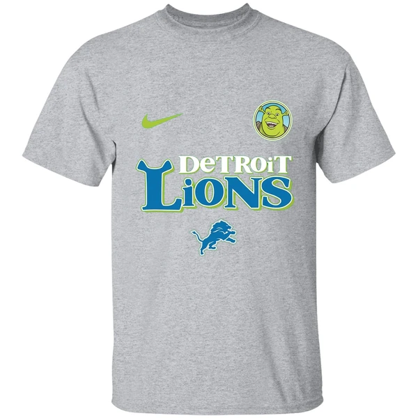 Detroit Lions Shrek 2025 Nfl Beware Ogre Christmas Shirt - Image 6
