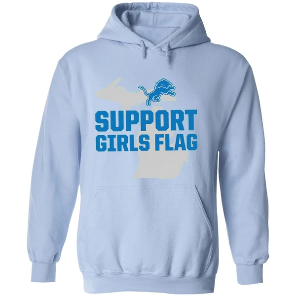 Detroit Lions Support Girls Flag Hoodie - Image 4